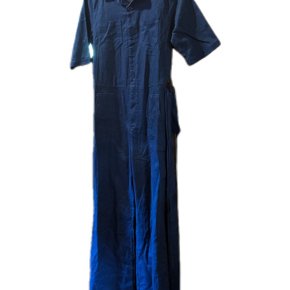 Elegant Dark Blue Jumpsuit